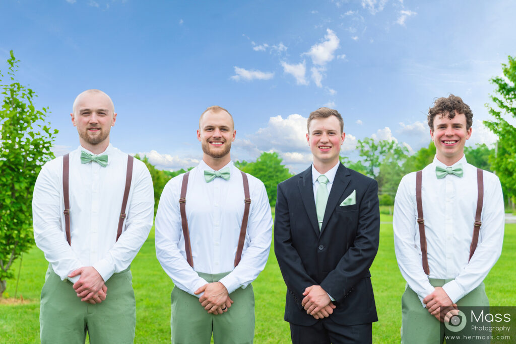 Groom's men Poses by Hermass Photography